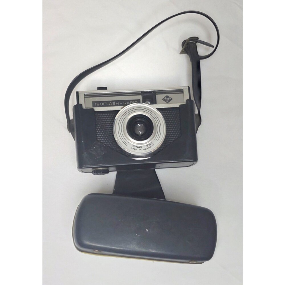 Agfa ISOFLASH Rapid C 35mm Film Camera Vintage Made In German UnTested “As Is”
